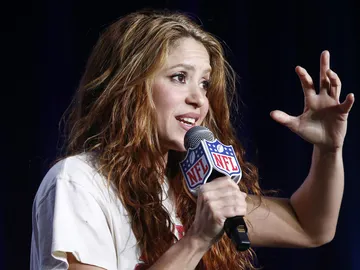 La cantante colombiana Shakira La cantante colombiana Shakira