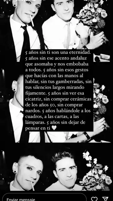 El homenaje de Pelayo Díaz a David Delfín en su quinto aniversario de muerte El homenaje de Pelayo Díaz a David Delfín en su quinto aniversario de muerte