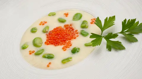La receta que Arguiñano "hace mucho en su casa": vichyssoise con habitas La receta que Arguiñano "hace mucho en su casa": vichyssoise con habitas