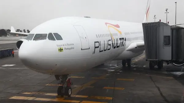 Imagen de archivo de un avi&oacute;n de Plus Ultra