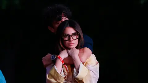 Blanca Suárez y Javier Rey durante el concierto de Love of Lesbian Blanca Suárez y Javier Rey durante el concierto de Love of Lesbian