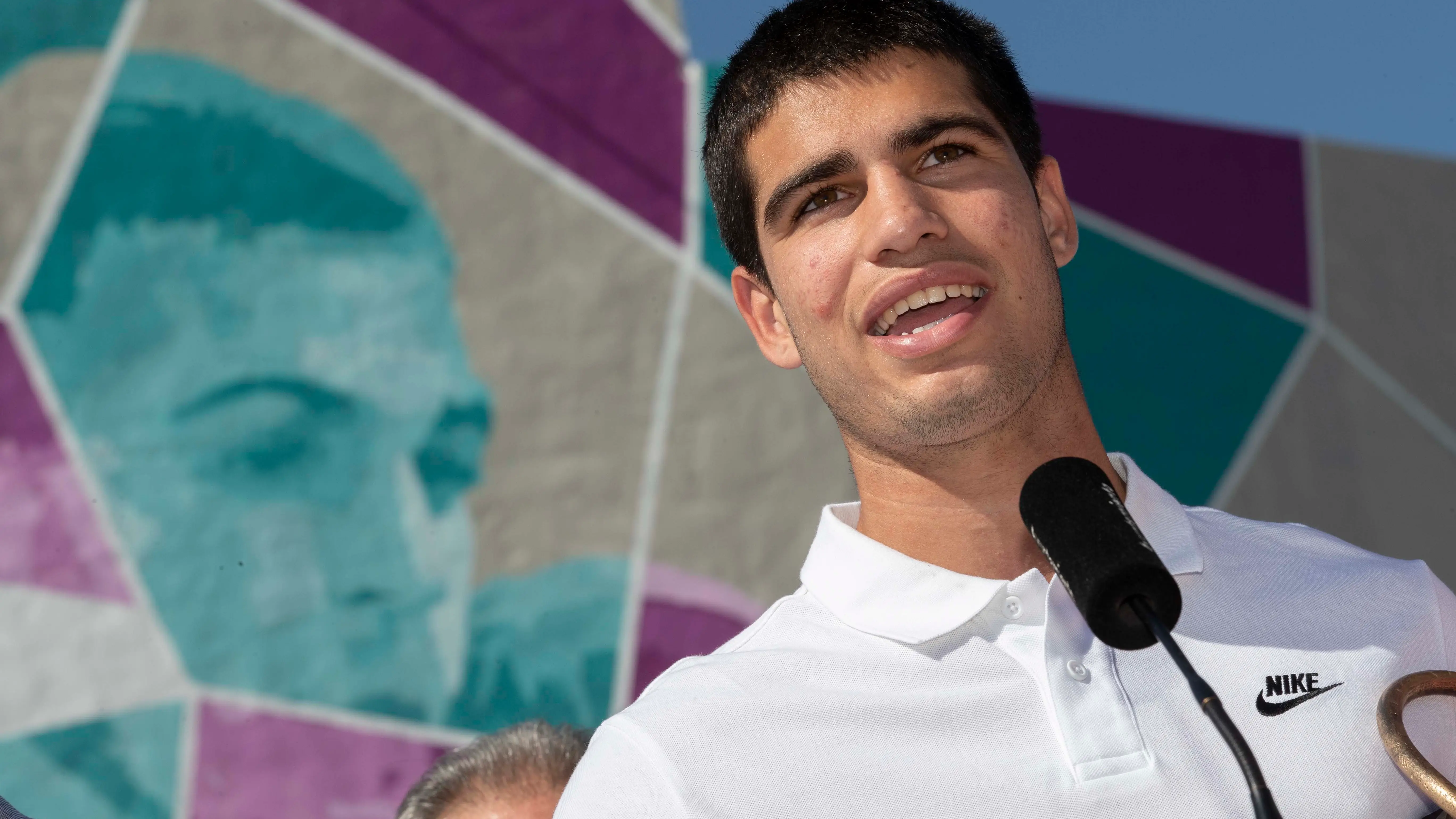 Carlos Alcaraz, en un acto en El Palmar Carlos Alcaraz, en un acto en El Palmar