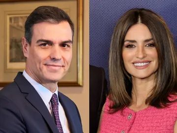 Pedro Sánchez y Penélope Cruz Pedro Sánchez y Penélope Cruz