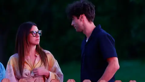 Blanca Suárez y Javier Rey durante el concierto de Love of Lesbian Blanca Suárez y Javier Rey durante el concierto de Love of Lesbian