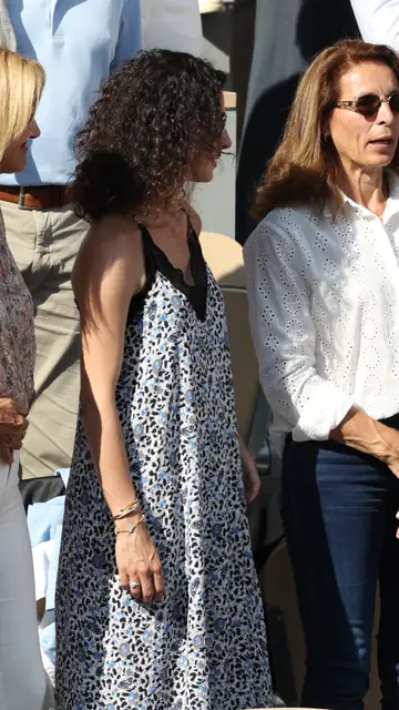 Xisca Perelló durante un partido de tenis Xisca Perelló durante un partido de tenis