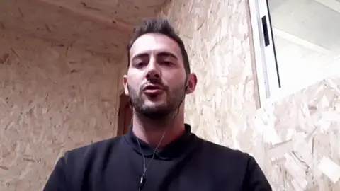 Cristofer González, hijo de un fallecido en el Villa de Pitanxo Cristofer González, hijo de un fallecido en el Villa de Pitanxo