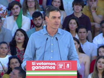 Pedro S&aacute;nchez asegura que en las elecciones de Andaluc&iacute;a se elegir&aacute; entre "un Gobierno socialista o un gobierno del PP con Vox"