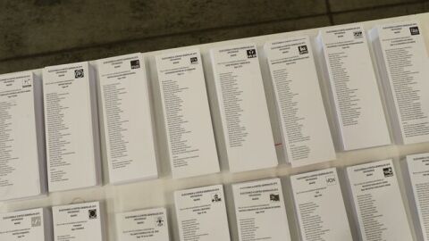 Papeletas de las Elecciones de Andaluc&iacute;a 2015
