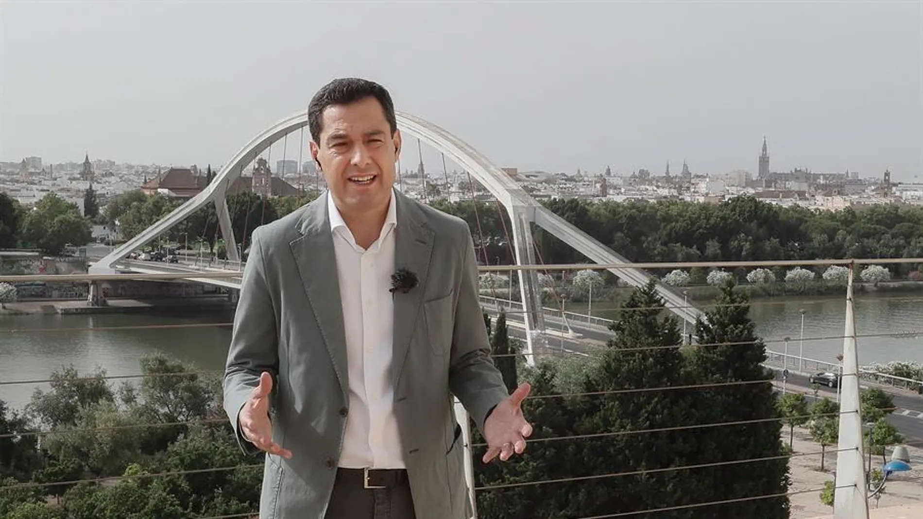 Juanma Moreno, candidato del PP a la Presidencia de Andalucía en las elecciones