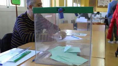 Mesa electoral de las elecciones 