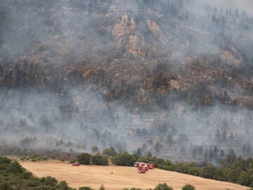 Uno de los incendios en Cataluña