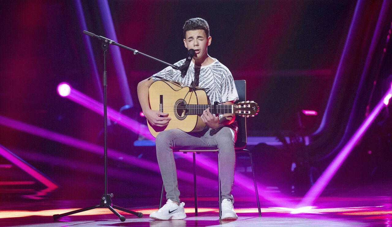 ¡Un cantaor en ‘La Voz Kids’! Rubén Gómez alborota el plató con su versión de Marifé de Triana 
