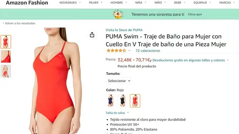 Bañador rojo Bañador rojo