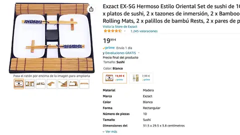 Vajilla ideal para servir sushi Vajilla ideal para servir sushi