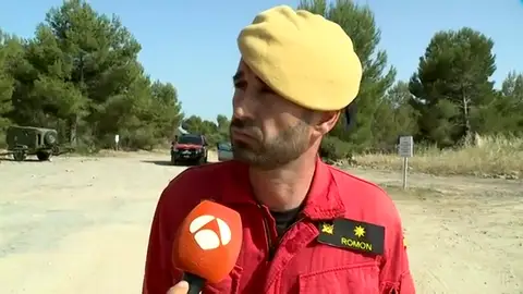 Salvador Romón Blas, portavoz de la UME: " Salvador Romón Blas, portavoz de la UME: "