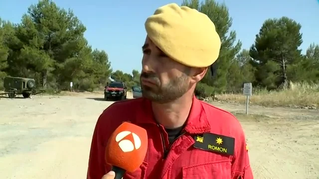 Salvador Rom&oacute;n Blas, portavoz de la UME: "