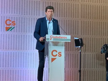 Juan Marín comparece en la noche electoral tras las elecciones en Andalucía Juan Marín comparece en la noche electoral tras las elecciones en Andalucía