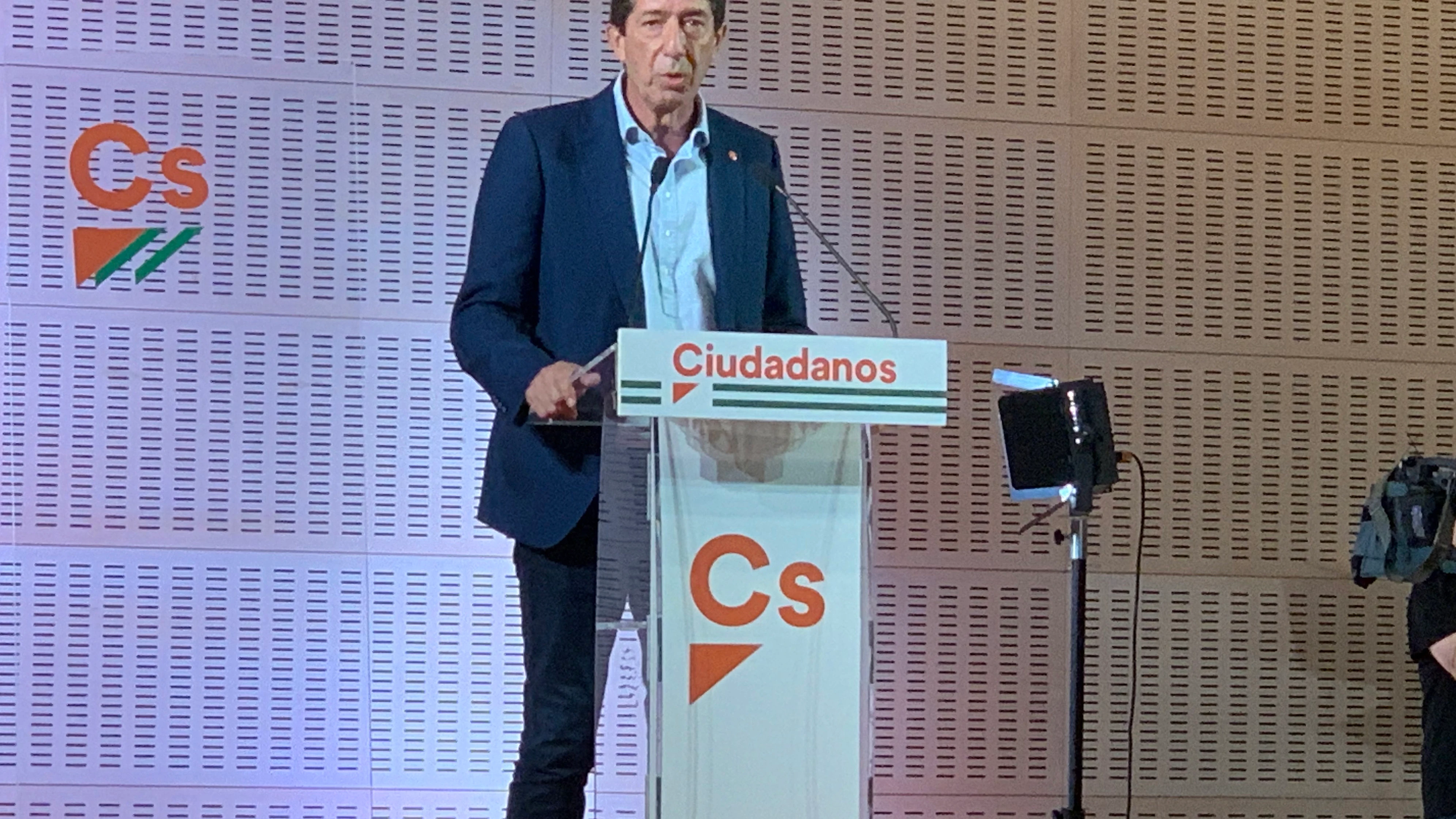 Juan Mar&iacute;n comparece en la noche electoral tras las elecciones en Andaluc&iacute;a