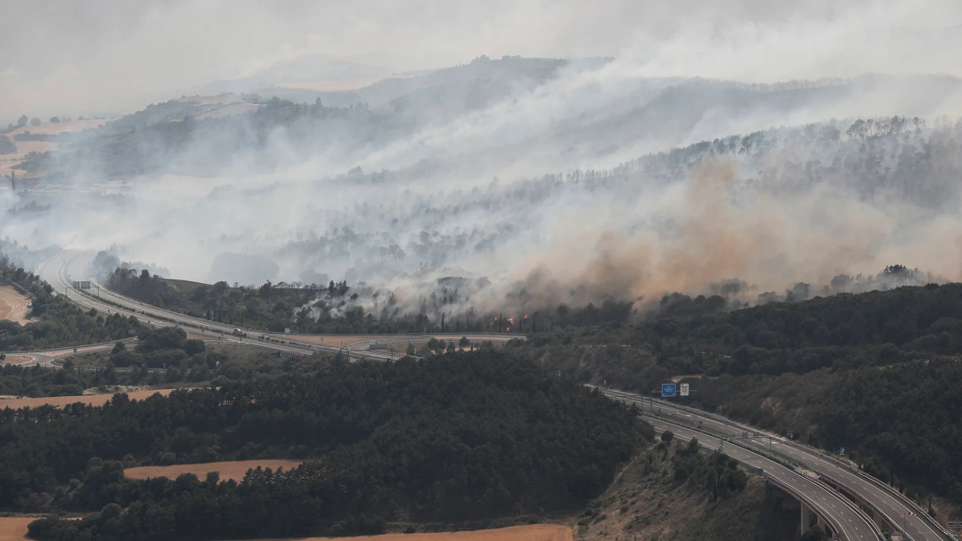 Incendio Sierra de la Culebra, en Zamora
