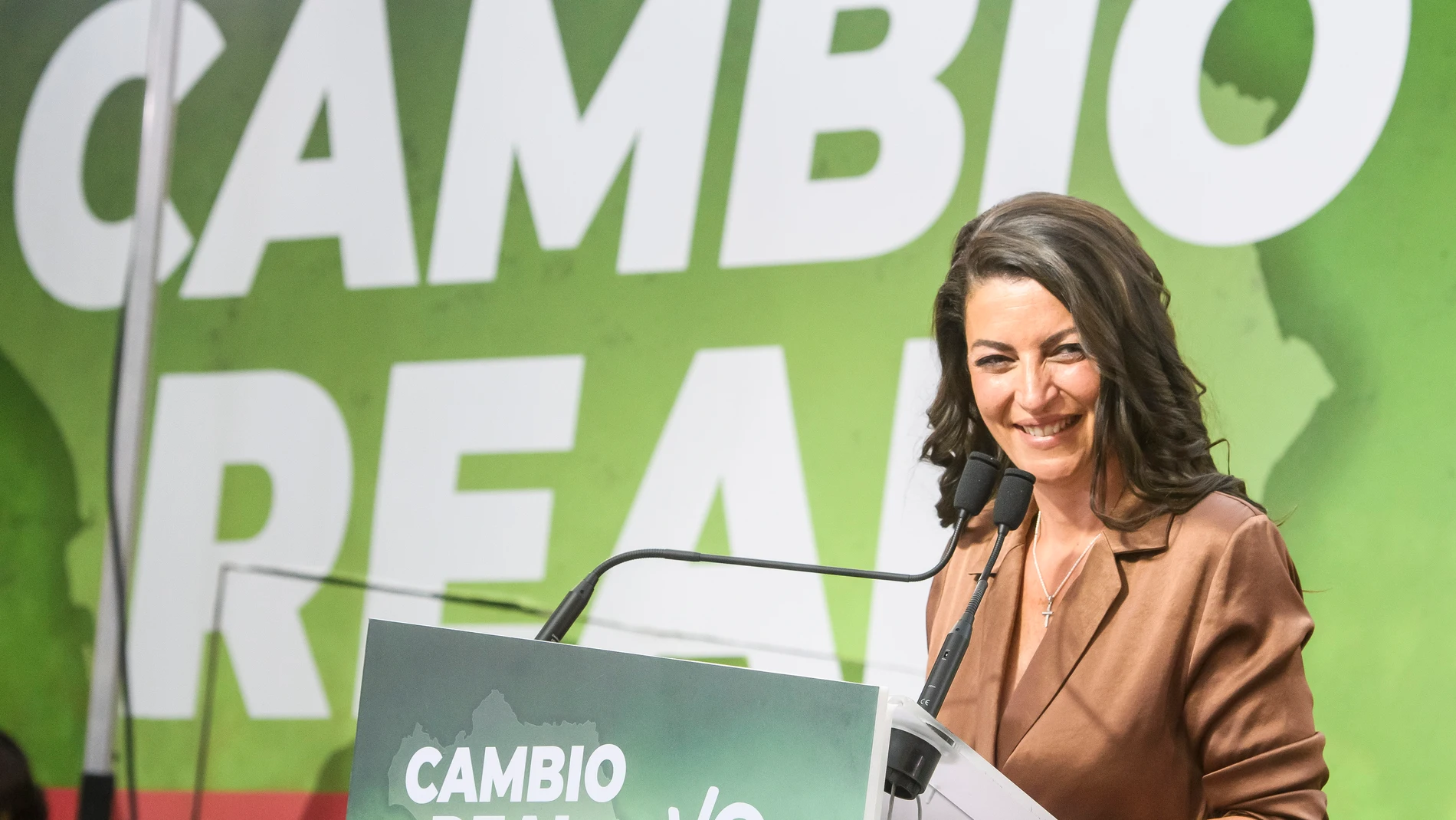 Macarena Olona, la candidata de las Elecciones de Andalucía más madrugadora en votar: "Espero que todos los partidos respeten el resultado electoral"