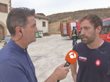 Entrevista a un bombero de los incendios de Navarra