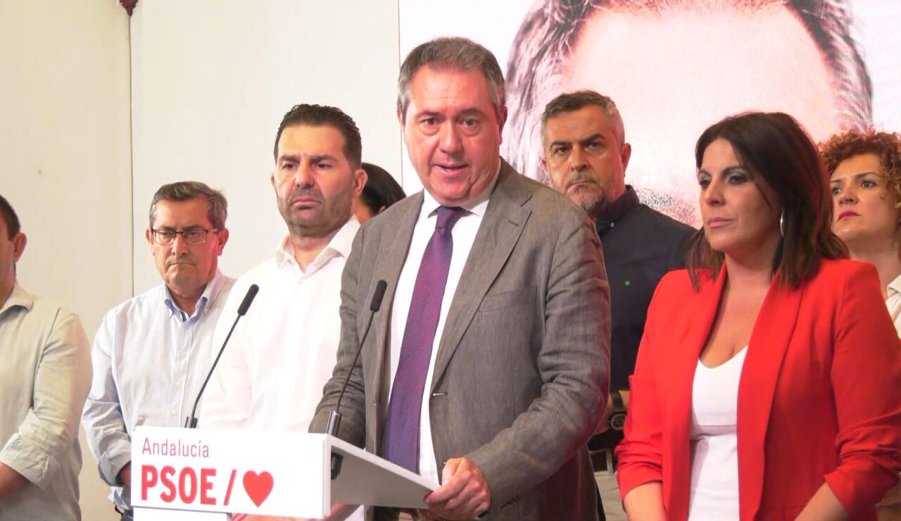 Juan Espadas comparece tras las elecciones de Andaluc&iacute;a