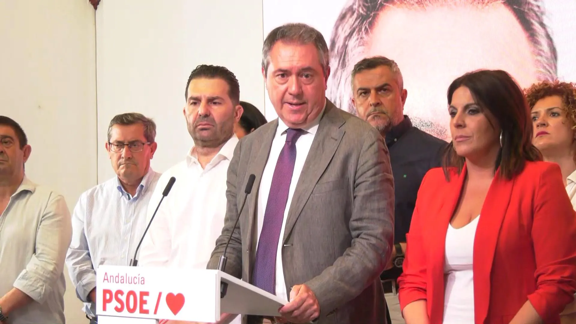 Juan Espadas comparece tras las elecciones de Andaluc&iacute;a