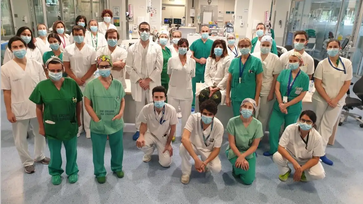 El equipo del Hospital &Aacute;lvaro Cunqueiro