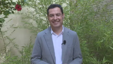 Juanma Moreno en Espejo Público tras la victoria de las elecciones de Andalucía Juanma Moreno en Espejo Público tras la victoria de las elecciones de Andalucía