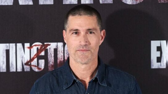 Matthew Fox promocionando 'Guerra Mundial Z'