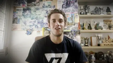 Mario Román, piloto de Sherco Factory Tea Mario Román, piloto de Sherco Factory Tea