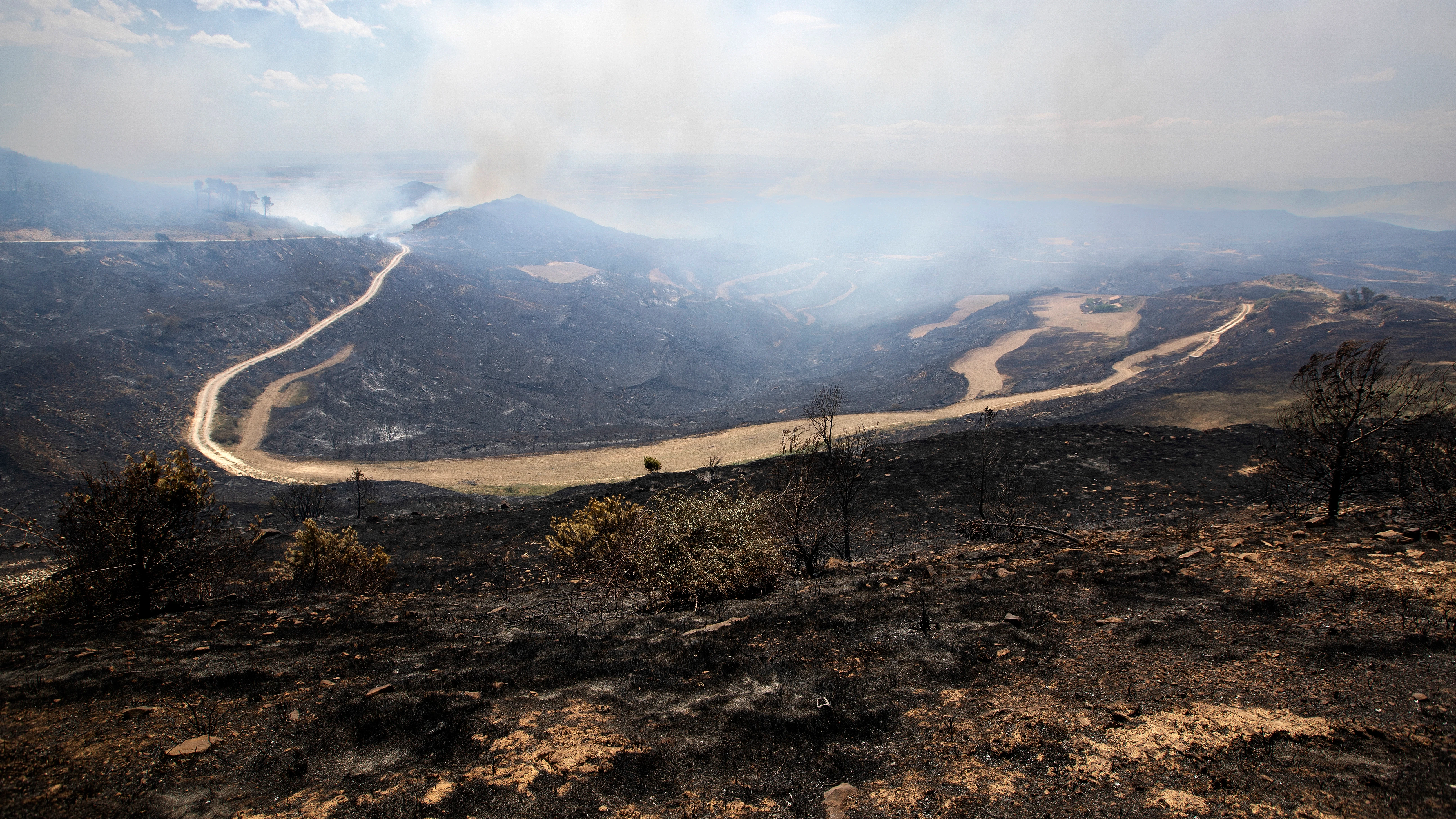 Evolución de los incendios que siguen activos Evolución de los incendios que siguen activos