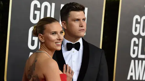 Scarlett Johansson y Colin Jost Scarlett Johansson y Colin Jost