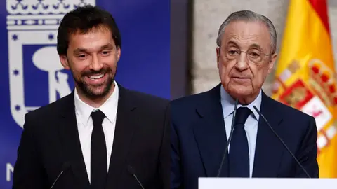 Sergio Llull y Florentino Pérez Sergio Llull y Florentino Pérez