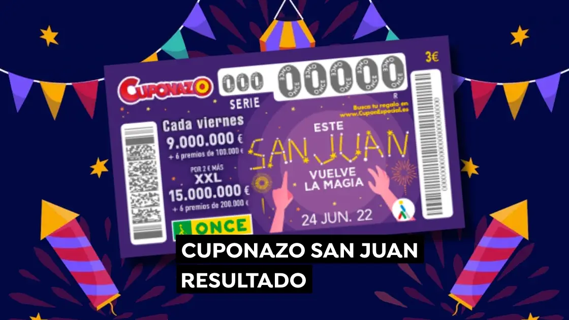 Comprobar Cuponazo San Juan ONCE 2022