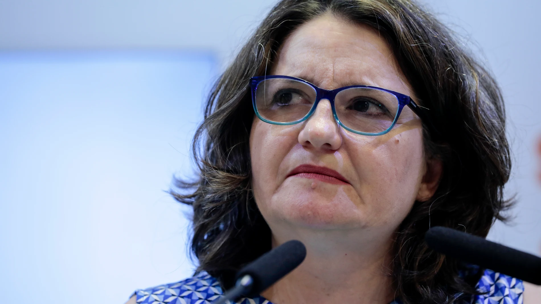 La vicepresidenta de la Generalitat y coportavoz de Compromís, Mónica Oltra