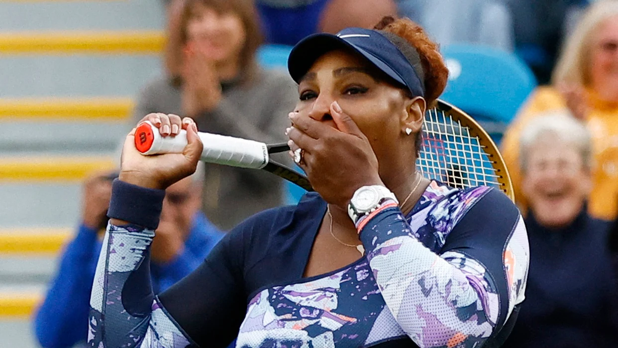 Serena Williams, en su regreso a las pistas en el Eastbourne International Serena Williams, en su regreso a las pistas en el Eastbourne International