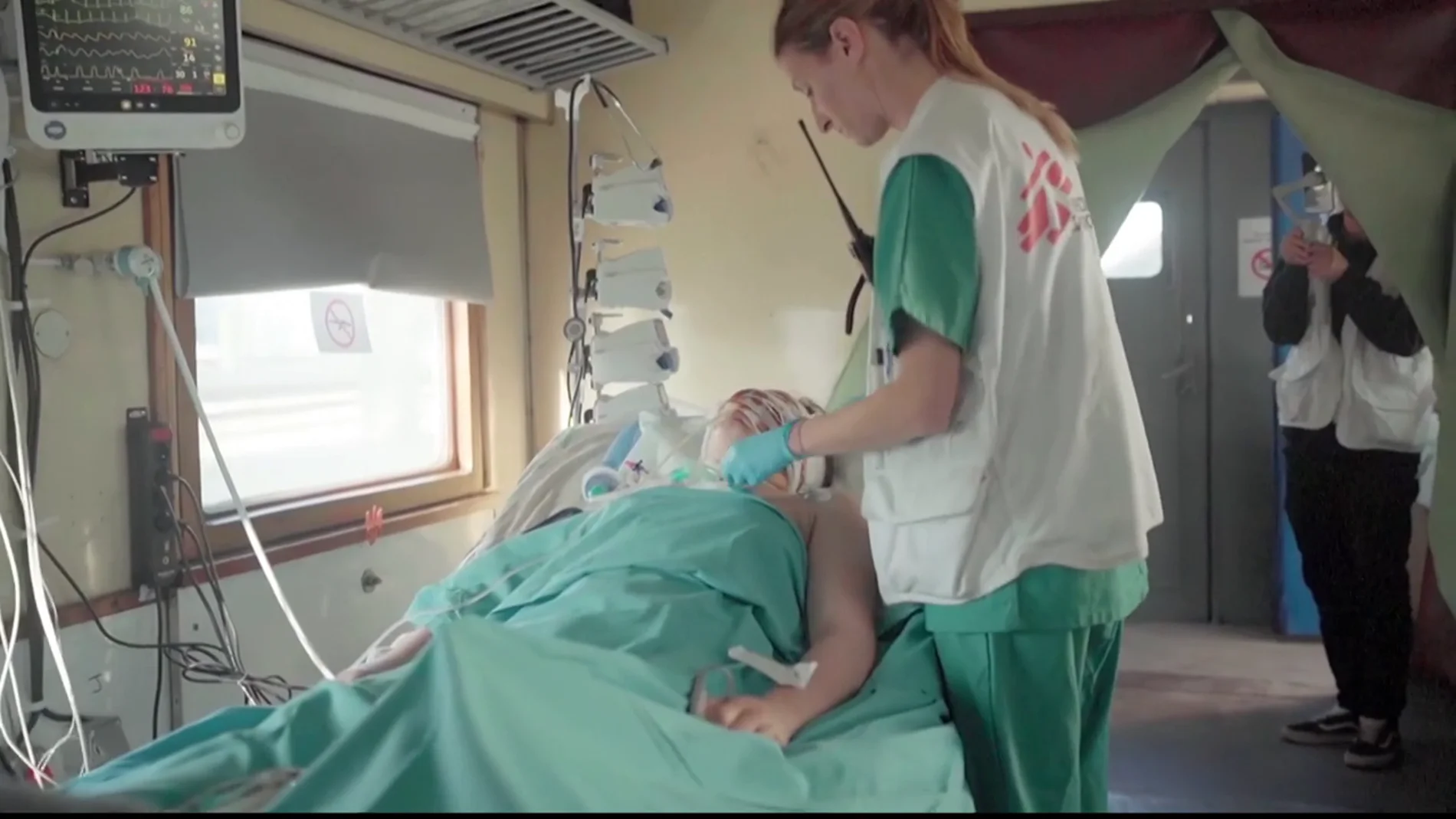 El tren medicalizado que salva vidas en Ucrania, la esperanza durante la guerra