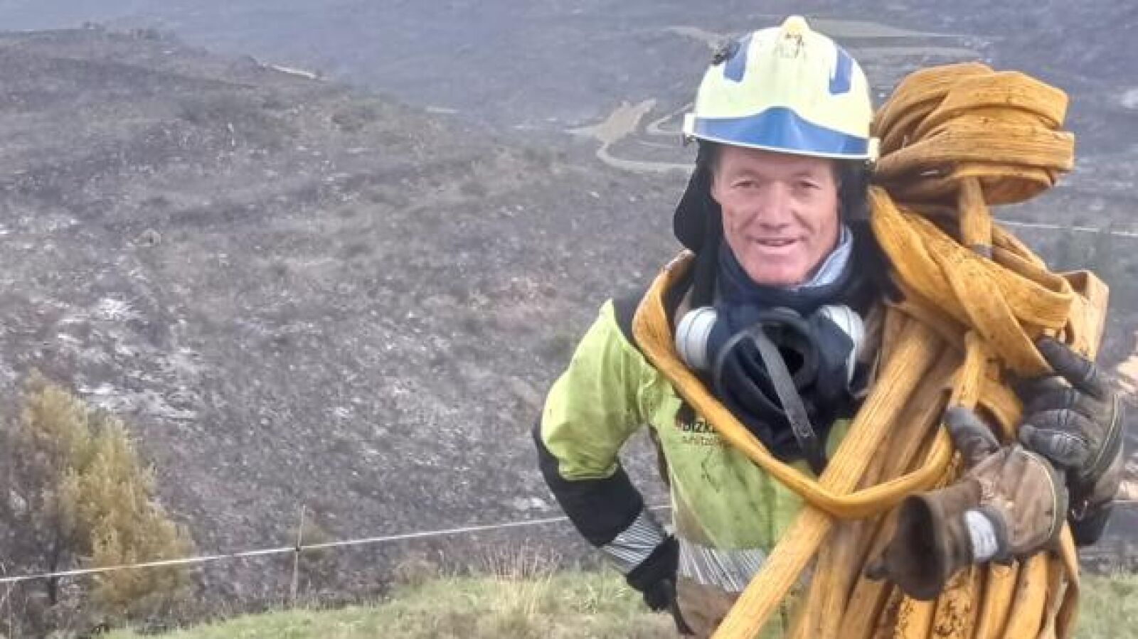 José Ramón Uriarte, de compañero de Miguel Induráin a bombero en Navarra