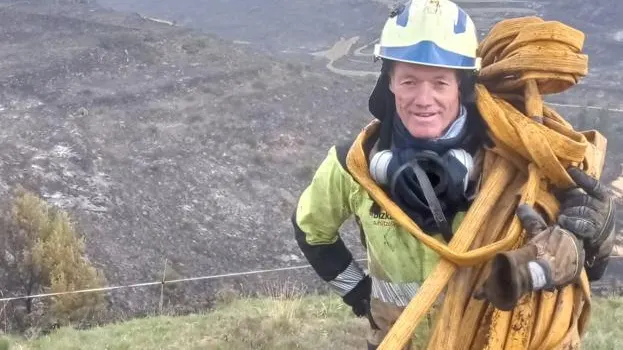 José Ramón Uriarte, exciclista y bombero José Ramón Uriarte, exciclista y bombero