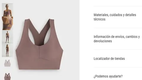 Sujetador deportivo Sujetador deportivo