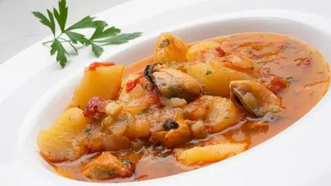 Arguiñano elabora "un guiso importante": marmitako de mejillones Arguiñano elabora "un guiso importante": marmitako de mejillones