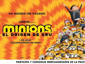 CONCURSO: Consigue un pack de merchandising de 'Minions: El Origen de Gru' 