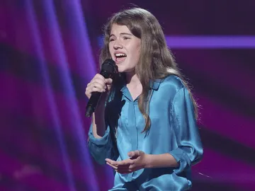 Roberta Fauteck impresiona con el complicado falsete de ‘Lovin’ you’ en ‘La Voz Kids’ Roberta Fauteck impresiona con el complicado falsete de ‘Lovin’ you’ en ‘La Voz Kids’