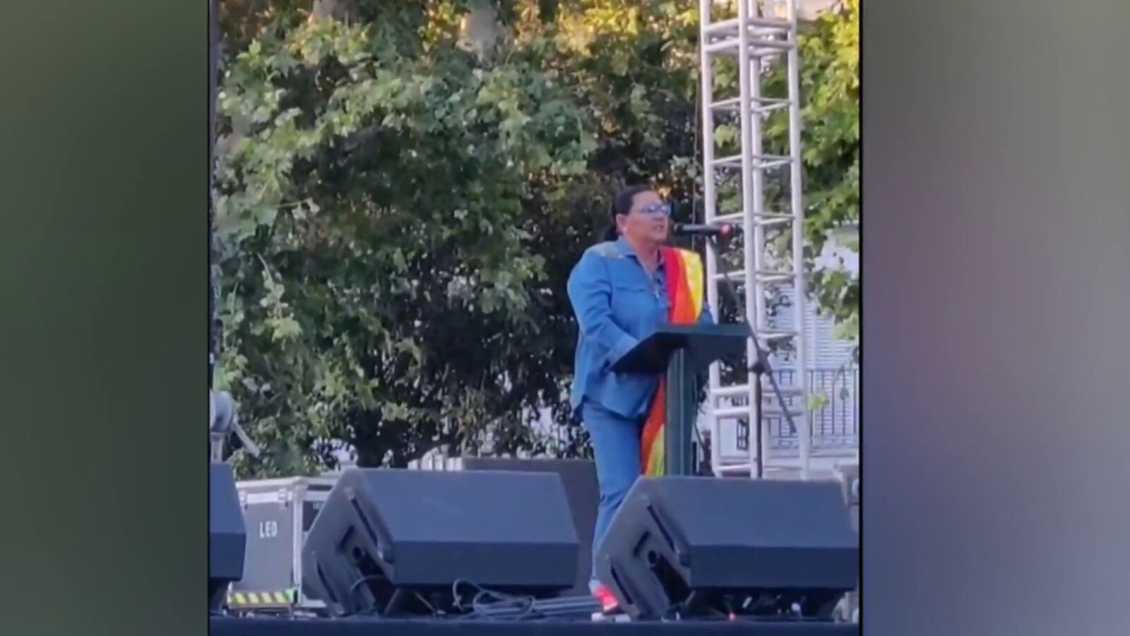El baile de María del Monte y su discurso en el Orgullo Gay de Sevilla: 