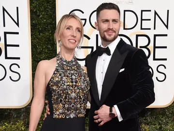 Aaron Taylor-Johnson y su mujer Sam Taylor-Johnson Aaron Taylor-Johnson y su mujer Sam Taylor-Johnson