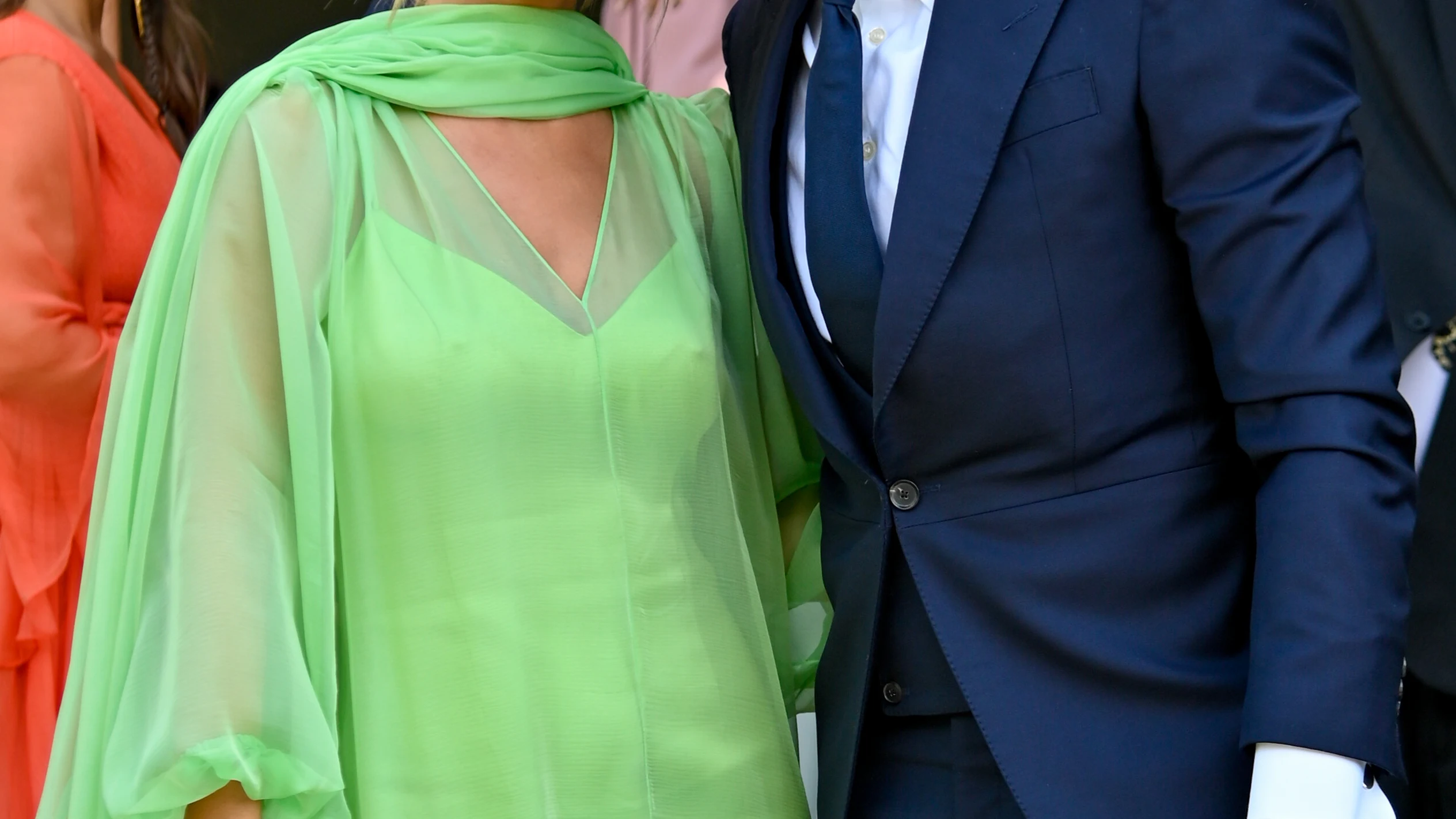María Pombo y Pablo Castellano en la boda de Lucía Pombo 