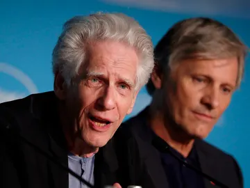 David Cronenberg y Viggo Mortensen David Cronenberg y Viggo Mortensen