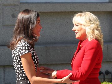 Jill Biden y la reina Letizia