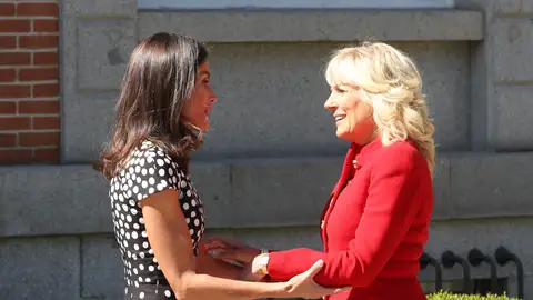 Jill Biden y la reina Letizia Jill Biden y la reina Letizia